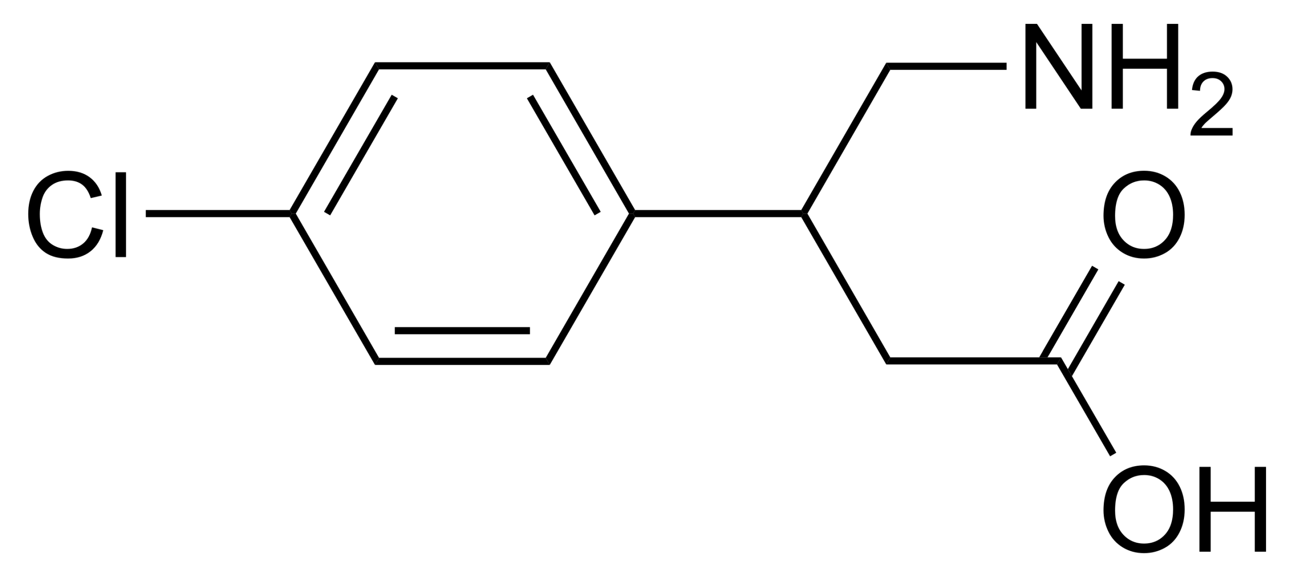 Baclofen Structure
