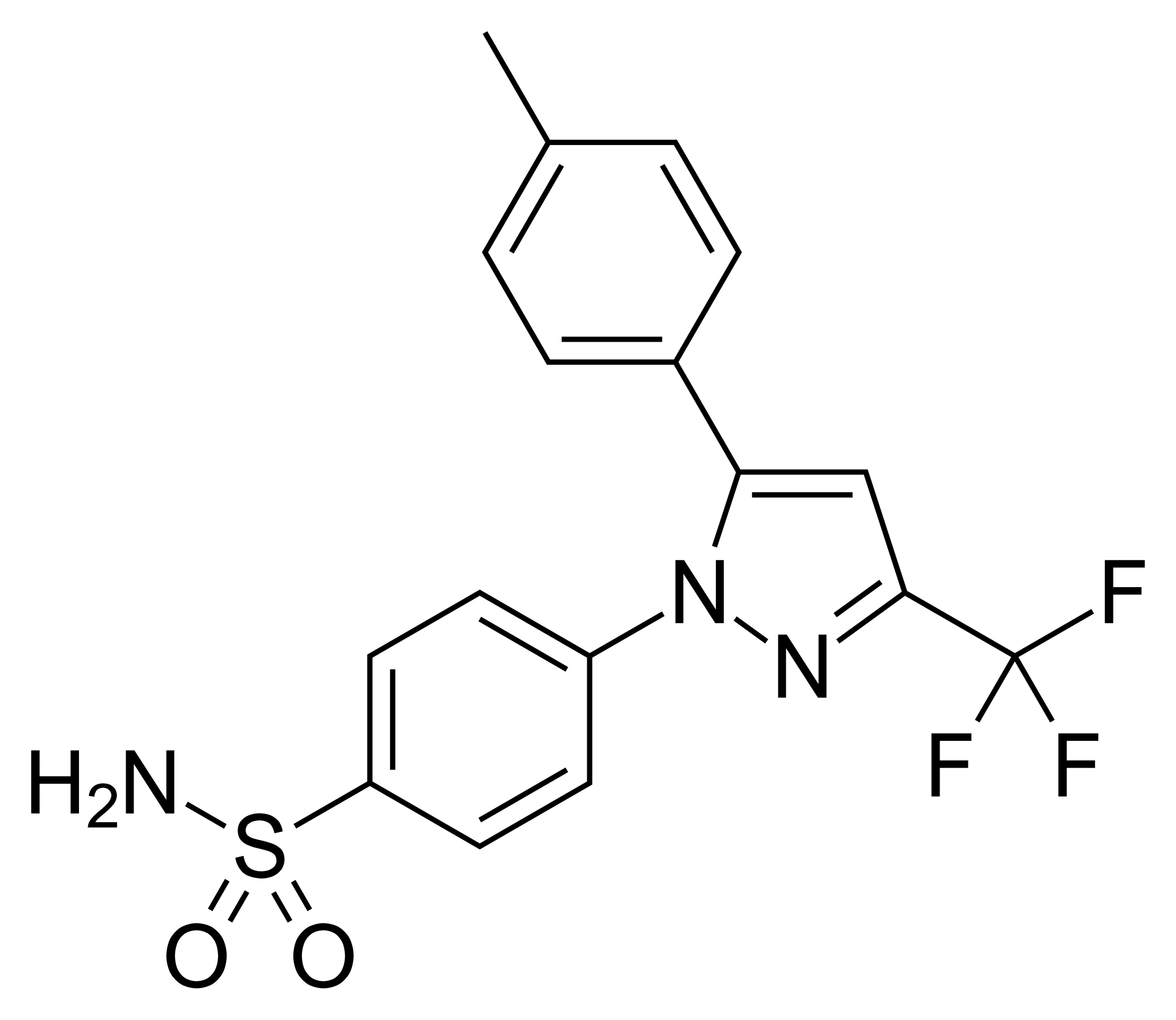 Celecoxib structure
