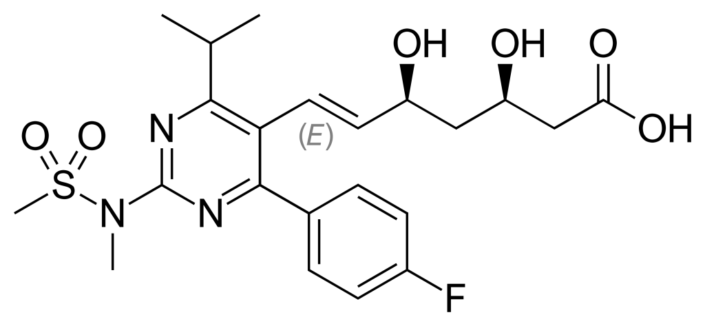 Rosuvastatin structure